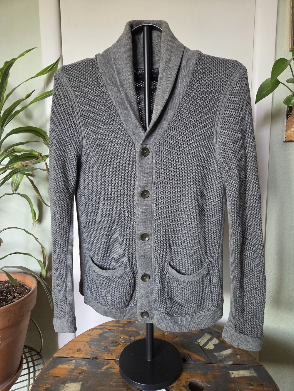 Rag & Bone Men's Shawl Collar Cardigan Sweater